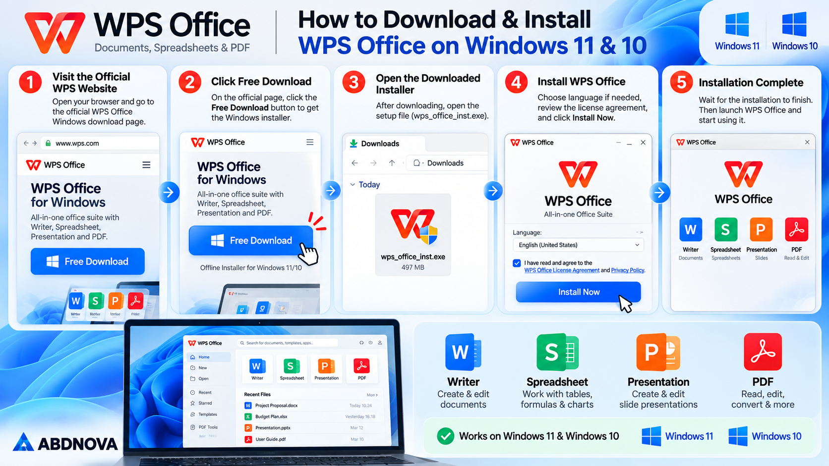 How to Download and Install WPS Office on Windows