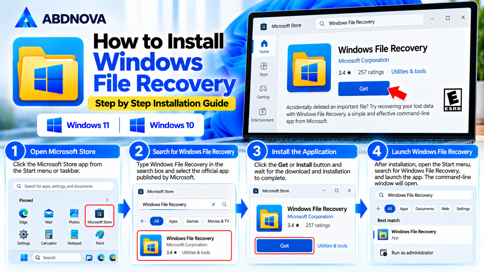 How to Download and Install Windows File Recovery