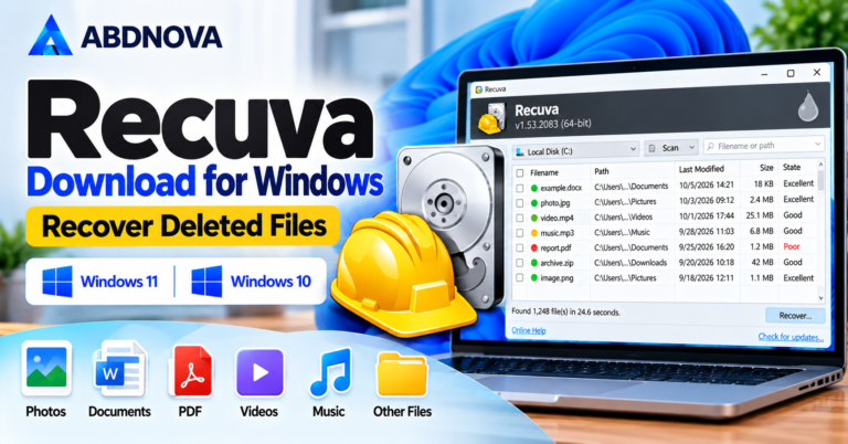 Recuva Download for Windows Recover Deleted Files